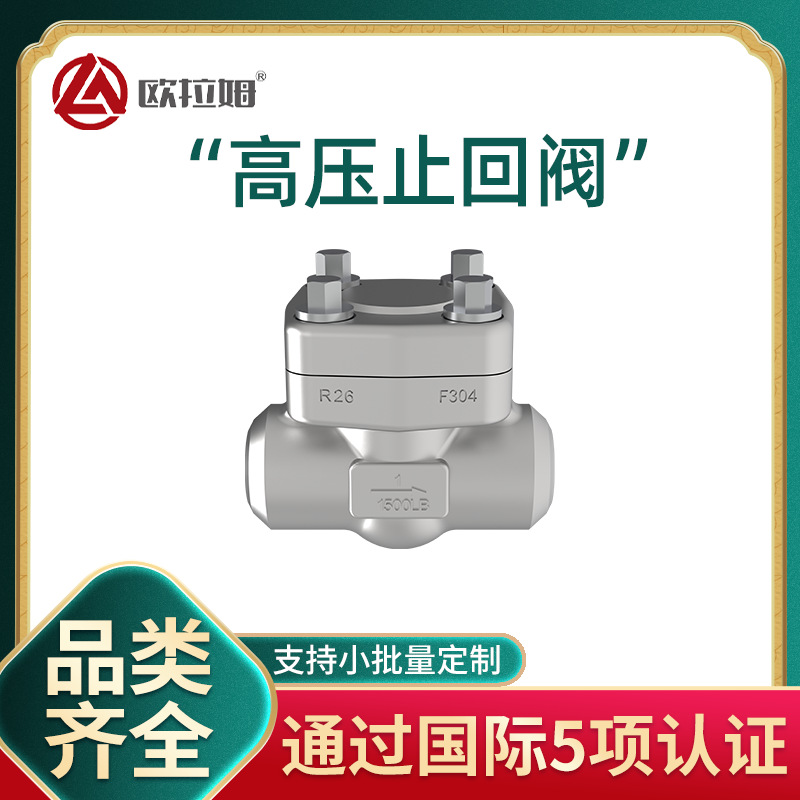 欧拉姆制造 高压止回阀 自力式驱动自由调节 不锈钢阀门 回流装置