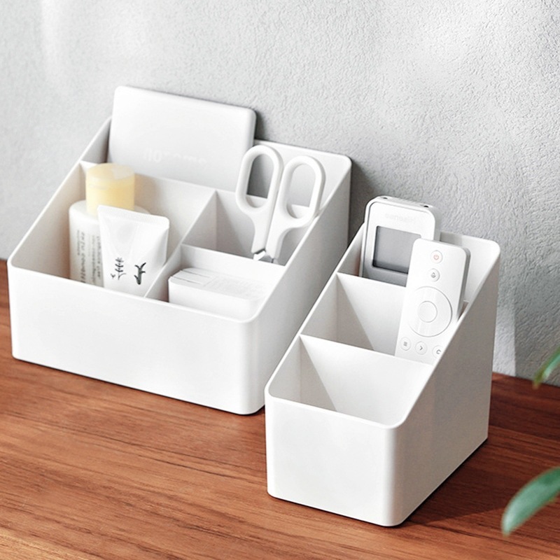 Three-Compartment Simple Trapezoidal Pen Holder Remote Control Storage Box Desktop Office Supplies Miscellaneous Organizer Makeup Brush Storage Bucket Three-Compartment Simple Trapezoidal Pen Holder Remote Control Storage Box Desktop Office Supplies Miscellaneous Organizer Makeup Brush Storage Bucket