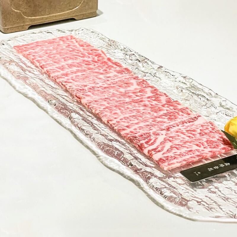 Fashionable Hand-Painted Oval Special-Shaped Glass Plate Hong Kong Style Seafood Hot Pot Snowflake Plate Hot Pot Restaurant Tableware Set Wholesale