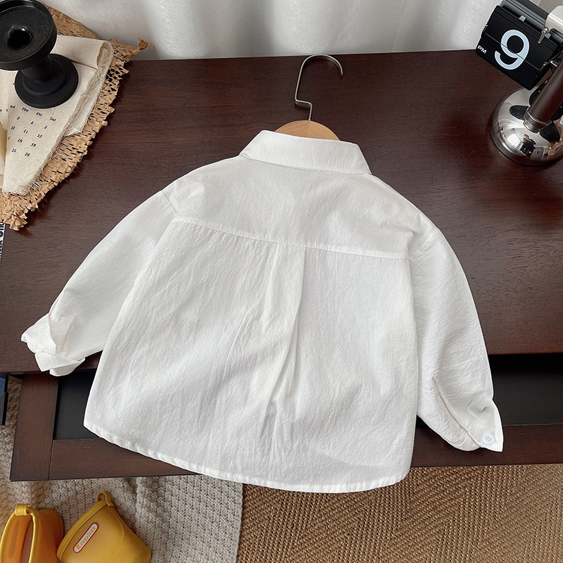 Camisa de manga larga de graffiti de dibujos animados para niños Camisa informal de la calle frita para bebés para hombres y mujeres