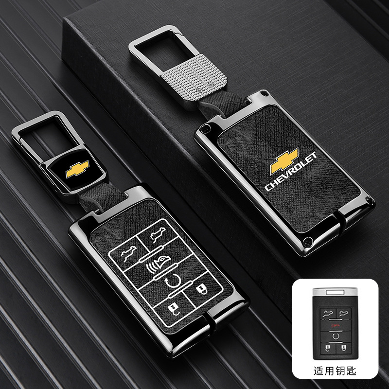 모델 D 6버튼 - 데님 패턴 [건쉘 블랙 가죽] + 사각 버클