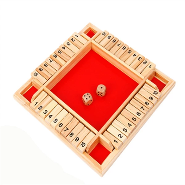 Red bottom solid wood boutique model