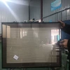 Brown frame light green honeycomb curtain semi-shading