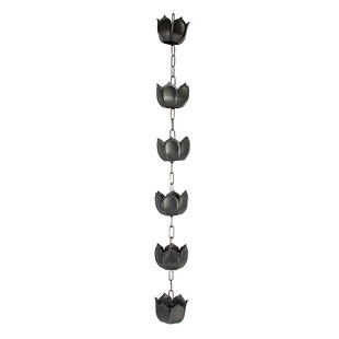 Japanese-Style Rainwater Drainage Chain for Villa Courtyard Eaves, Temple Water Guide Chain, Rainwater Chain, Gutter Water Diversion Chain