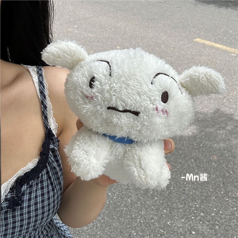 小白包包挂件女可爱百搭毛绒公仔书包挂饰精致钥匙扣玩偶送人