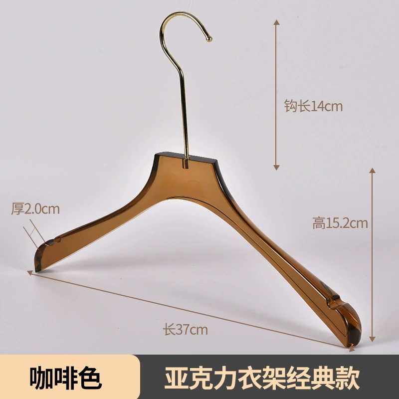Acrylic hanger, non-slip stand