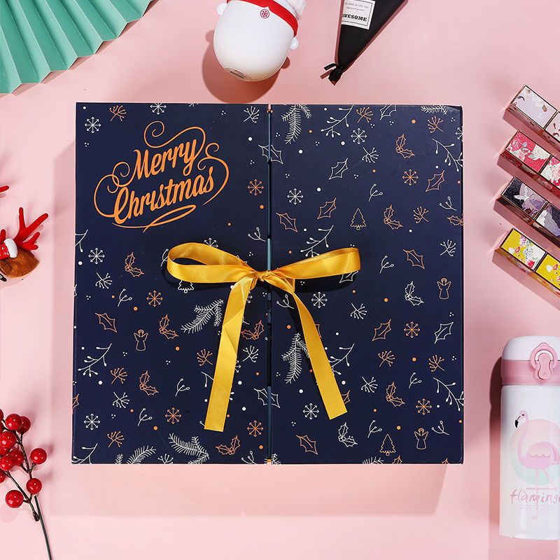 クリスマスブラインドボックス クリスマスイブギフトボックス 小さなギフト 空箱 2025年新作 カウントダウンカレンダー包装箱 ギフト用|undefined