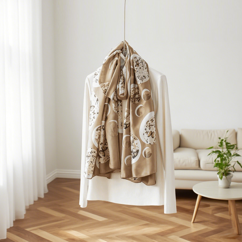 2025 primavera y verano nuevo estilo bufanda de seda mujer ligera y transpirable nueva bufanda de satén de seda para mujer estilo occidental bufanda larga chal