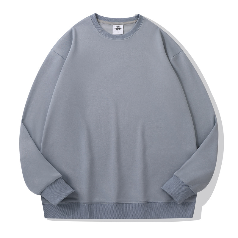 Primavera y otoño servicio de catering ropa de trabajo personalizada LOGO cuello redondo algodón suéter café tienda de té de leche chaqueta bordada