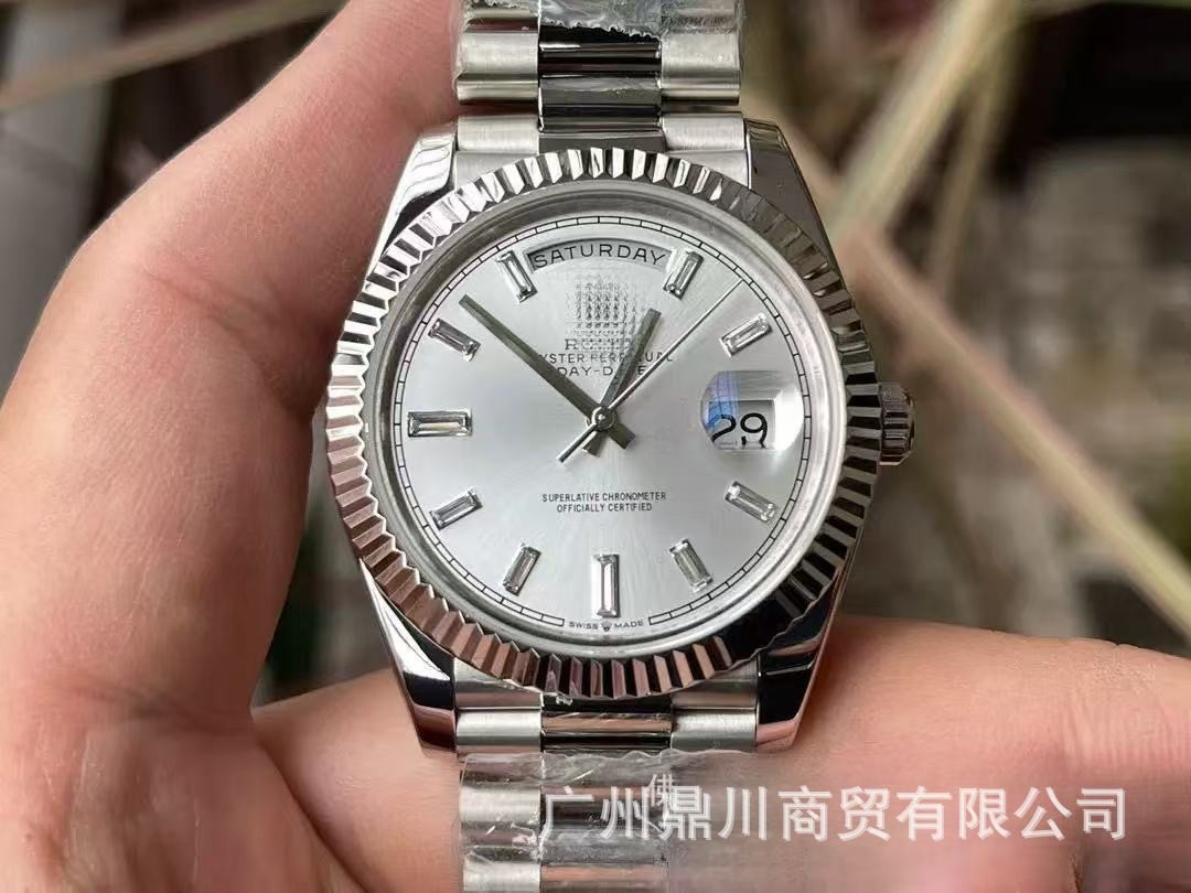 Doble cabeza Aliexpress semana doble calendario diario de escala romana relojes de azúcar negro relojes mecánicos para hombres