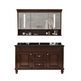 Санитарная посуда дуб дуб ванная комната легкая роскошная интеллектуальная зеркало посадка -стиль ванной комнаты рука ванной