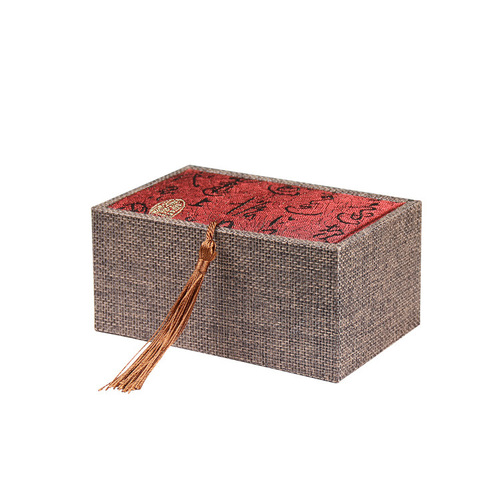 High-end retro brocade box, seal box, cultural toys, walnut box, handle box, ornaments, gift packaging, jewelry box wholesale