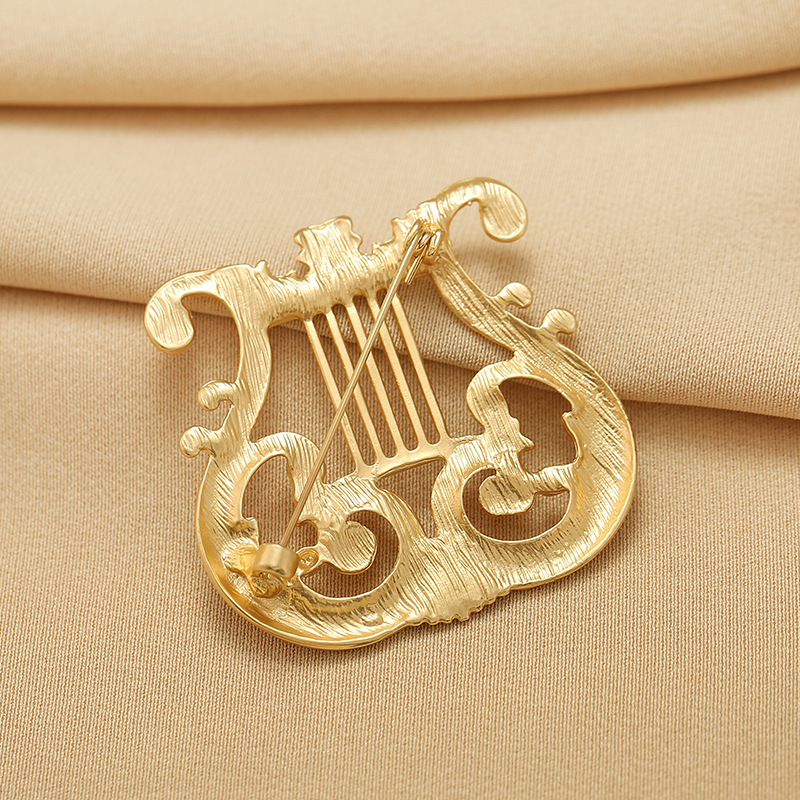 Retro Brosche Für Damen Metall Glänzend Pin Für Anstecknadel_voghion.com