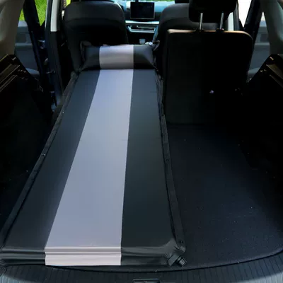 car travel bed, Vehicle-mounted inflatable bed - single-flat-model-black-and-gray-5cm