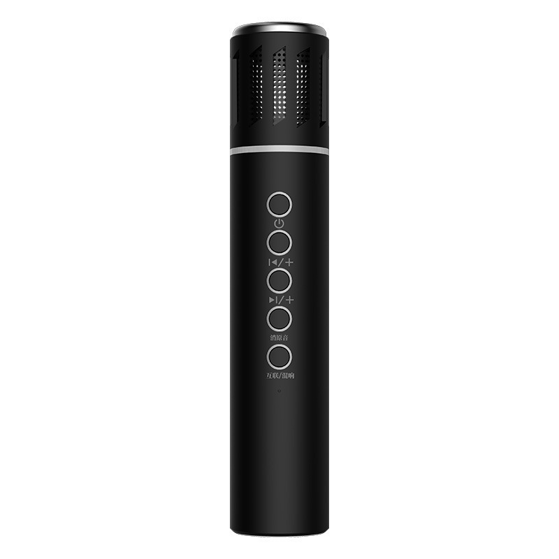 国境を越えた新しい Bluetooth スピーカーワイヤレスライブブロードキャストマイクマイクオールインワン携帯電話子供用カラオケマイク|undefined
