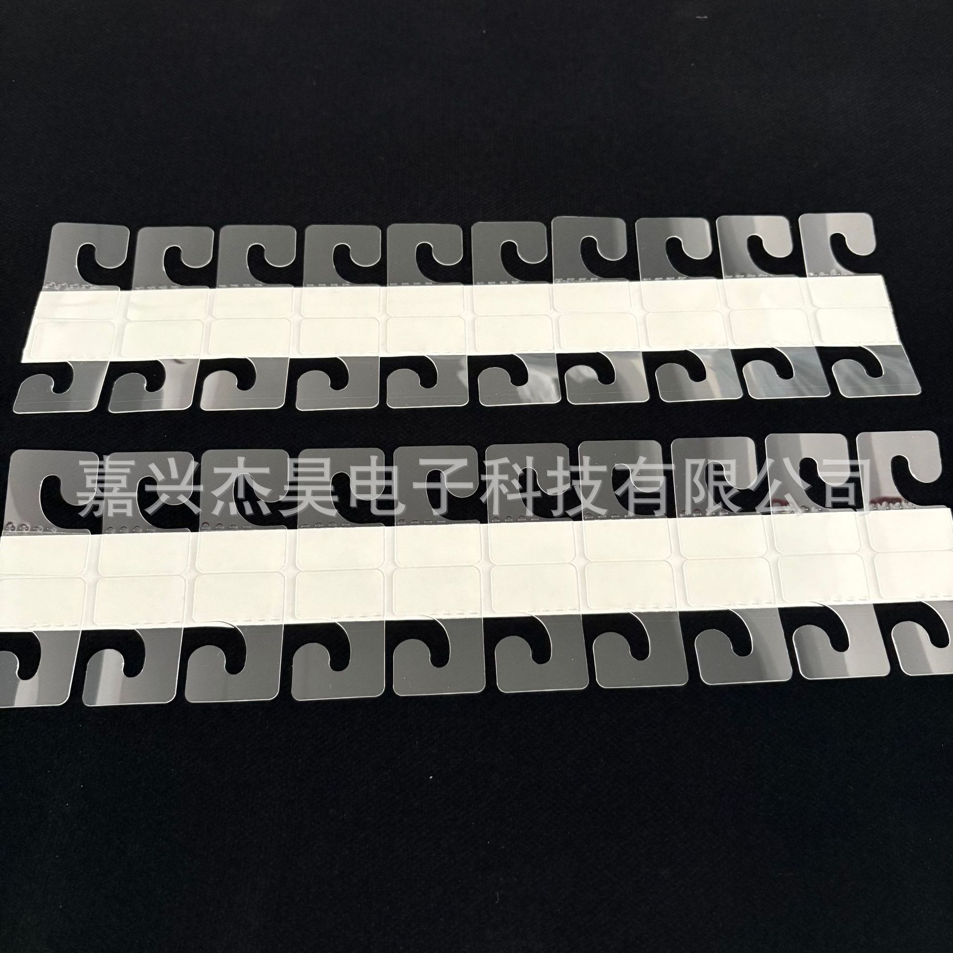 塑料飞机孔挂钩 彩盒PET透明挂钩 圆孔飞机孔挂钩 双面胶透明挂钩