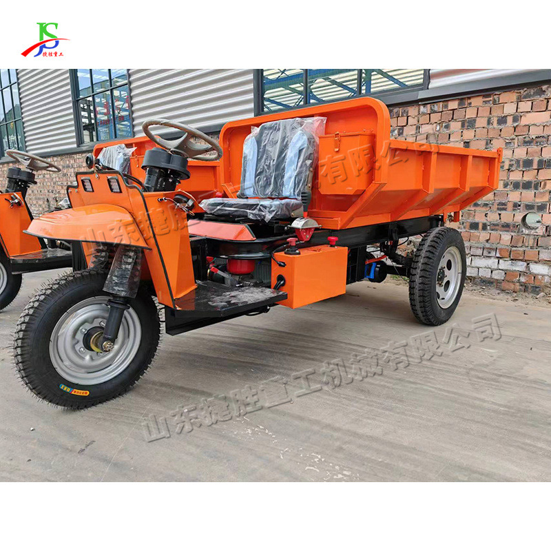 Túnel de triciclo eléctrico minero auto-descarga camión de basura subterráneo construcción de Metro camión volquete de arenisca subterránea