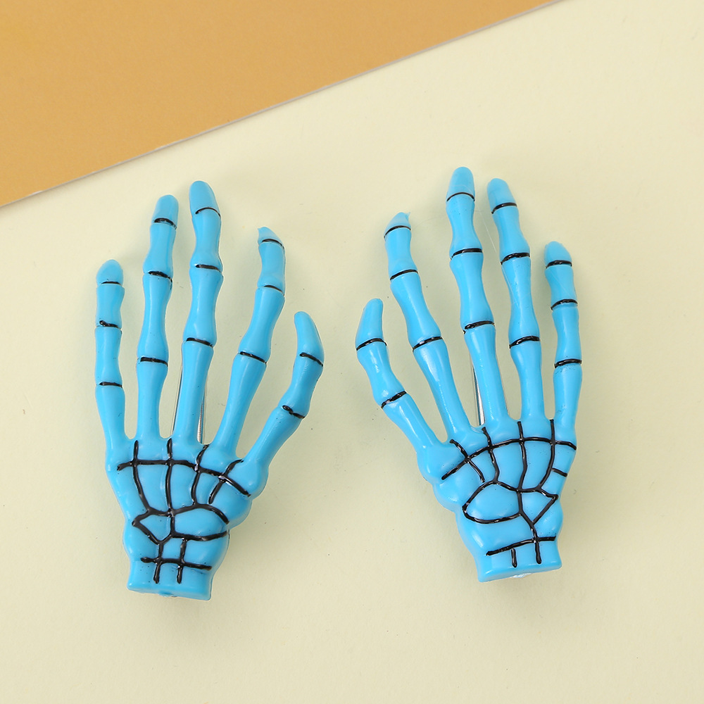 Women's Gender Halloween Funny Cool Style Women's Hand Plastic Hair Clip