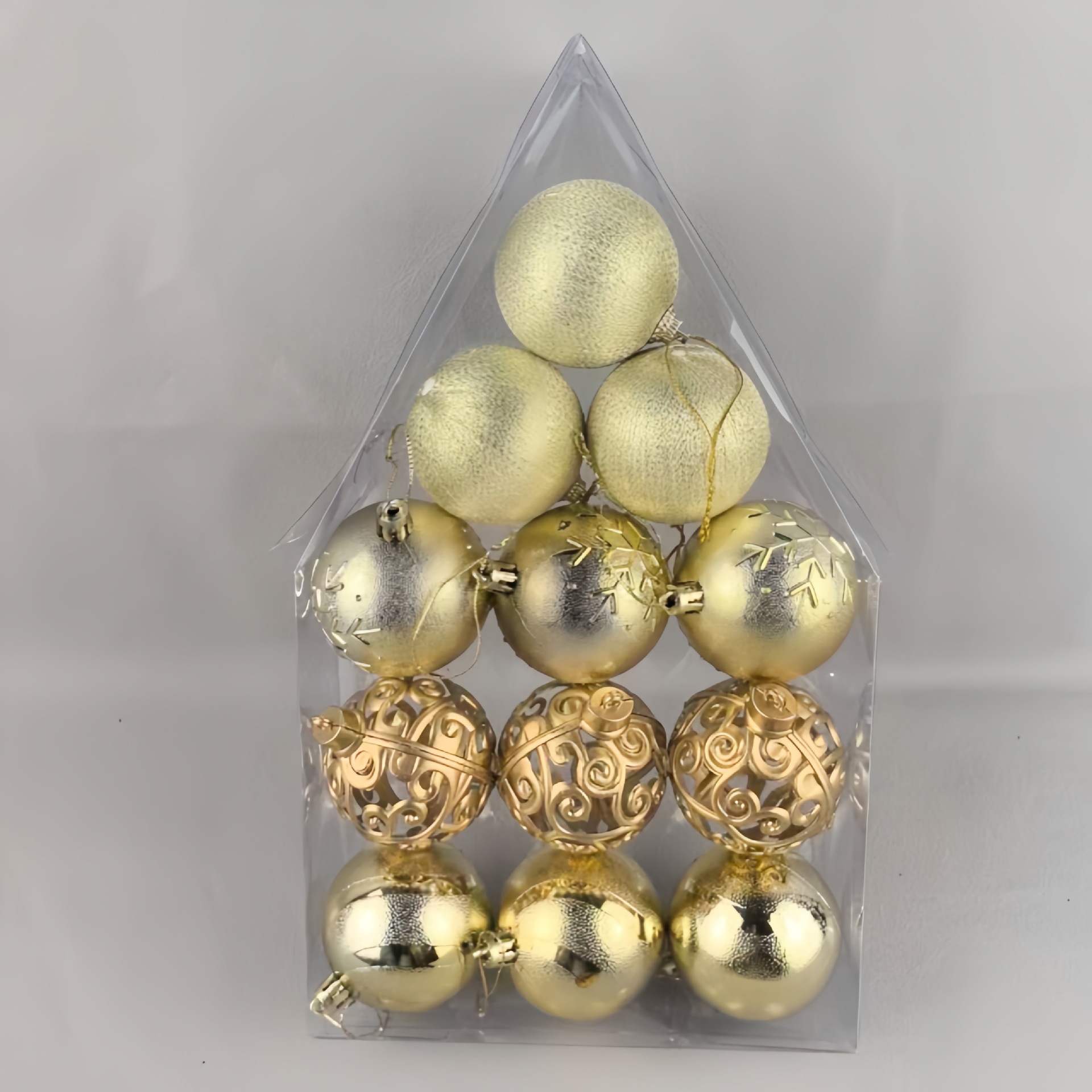 Nuevos adornos de Navidad transfronterizos colgantes de Navidad Bolas de Navidad Set Bolas de Navidad Colgantes de árbol de Navidad Caja de regalo Bolas de Navidad G image 8