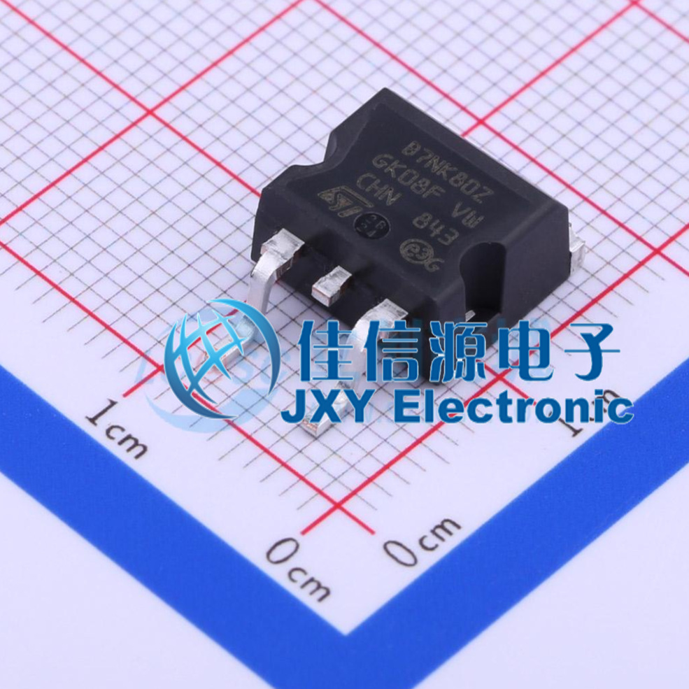 场效应管(MOSFET)      STB7NK80ZT4  ST(意法半导体)  D2PAK