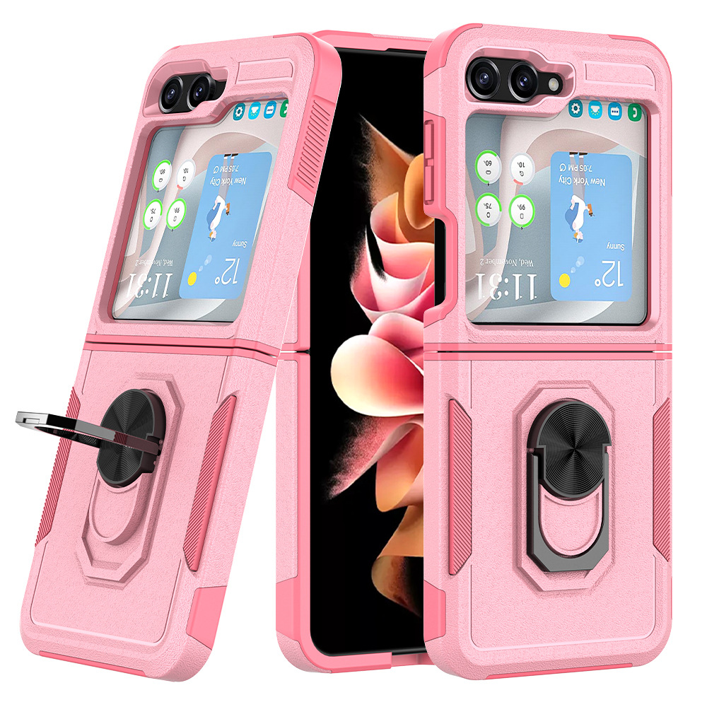 Acceso transfronterizo para Samsung Z Flip 5 / 6 embarque 2 - en - 1 caso anti-caída tpu + pc caso plegable de teléfono móvil