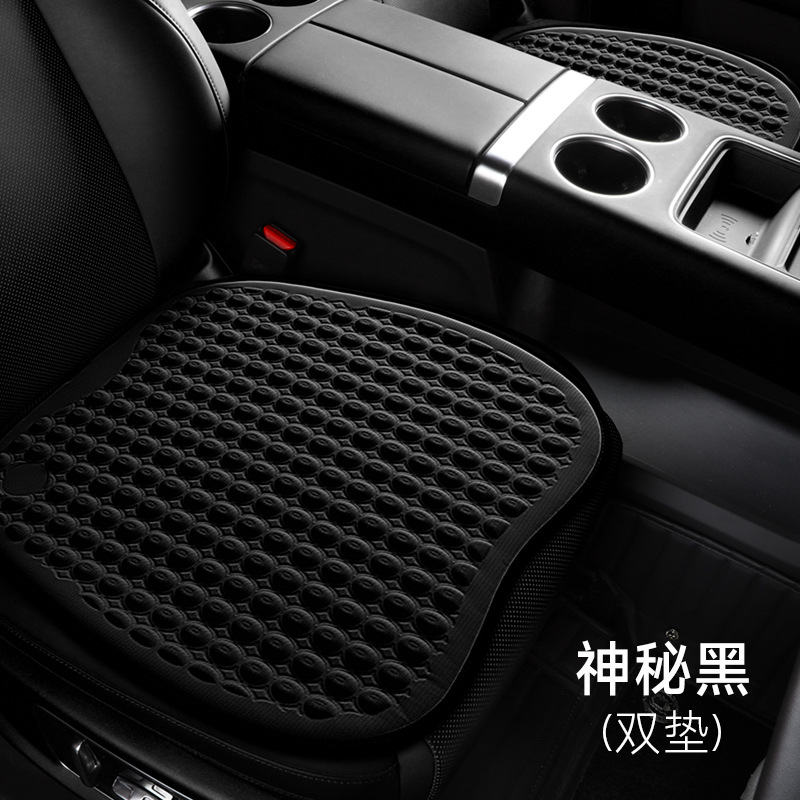 Cushion Summer: Other Cool pad - mysterious-black-2-square-pads-square-pad