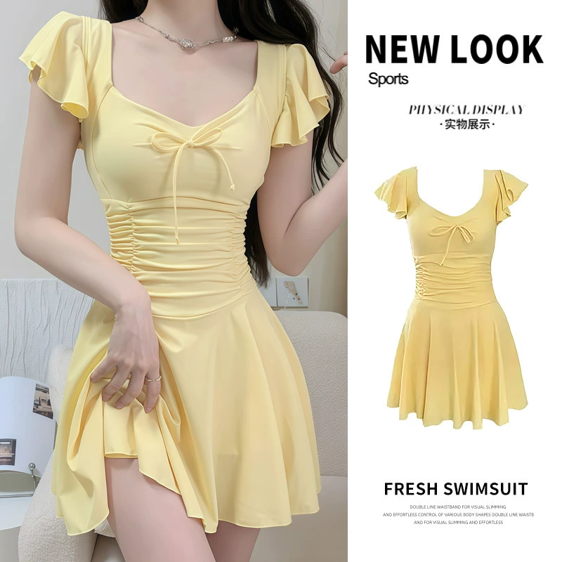 Сплит купальник женский 2025 новый тонкий и закрывающий живот