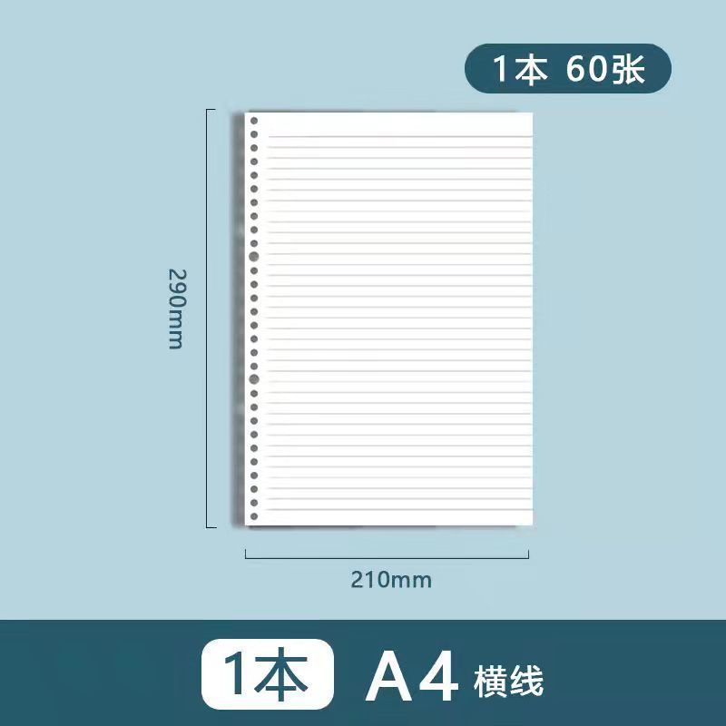 A4 modelo horizontal 60 páginas