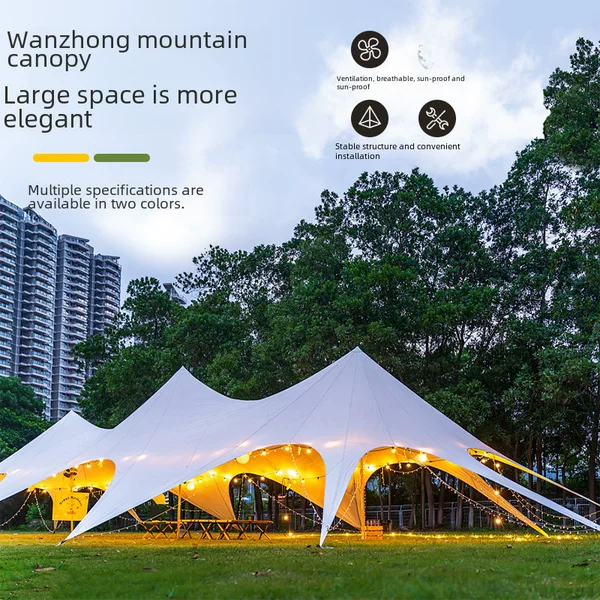 Camp Special Wan Chongshan Tianmu Large Base Eight-claw Tent Single Peak Twin Peaks Three Peaks Yunding Tianmu 900D