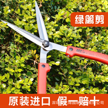 日本原装正品绿篱剪爱丽斯ARS K-800园林工具剪刀园艺造型 绿篱剪