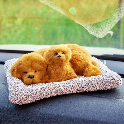 Car ornaments, Cat and Dog Cute Cloth - call-golden-hair-parent-child-front-lie