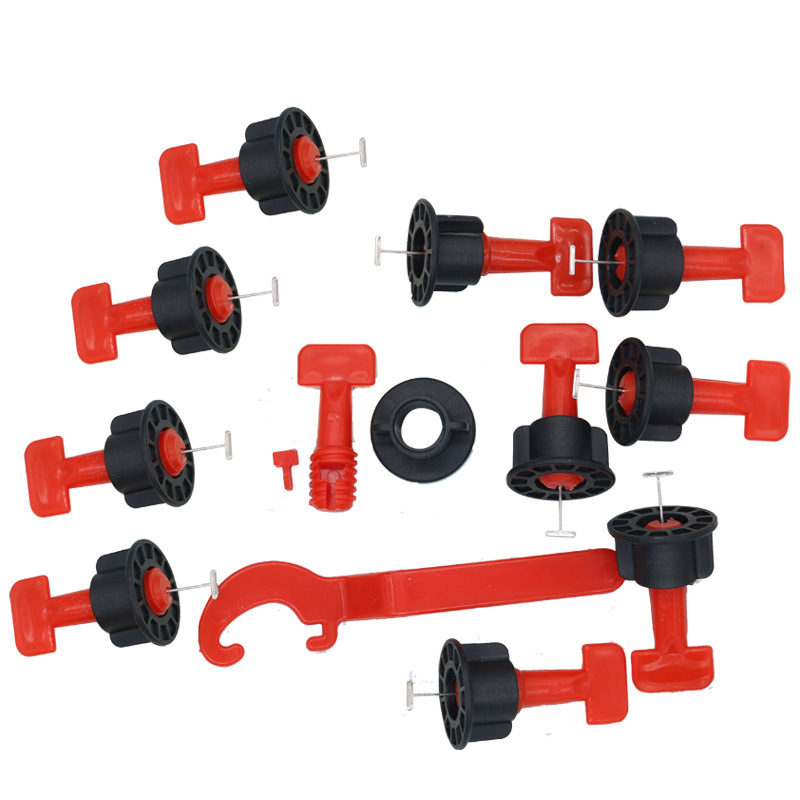 nivelación de azulejos de piso tipo T rotativo herramientas de plástico intercambiables aguja nivelación de azulejos nivelación de azulejos de pared nivelación de azulejos