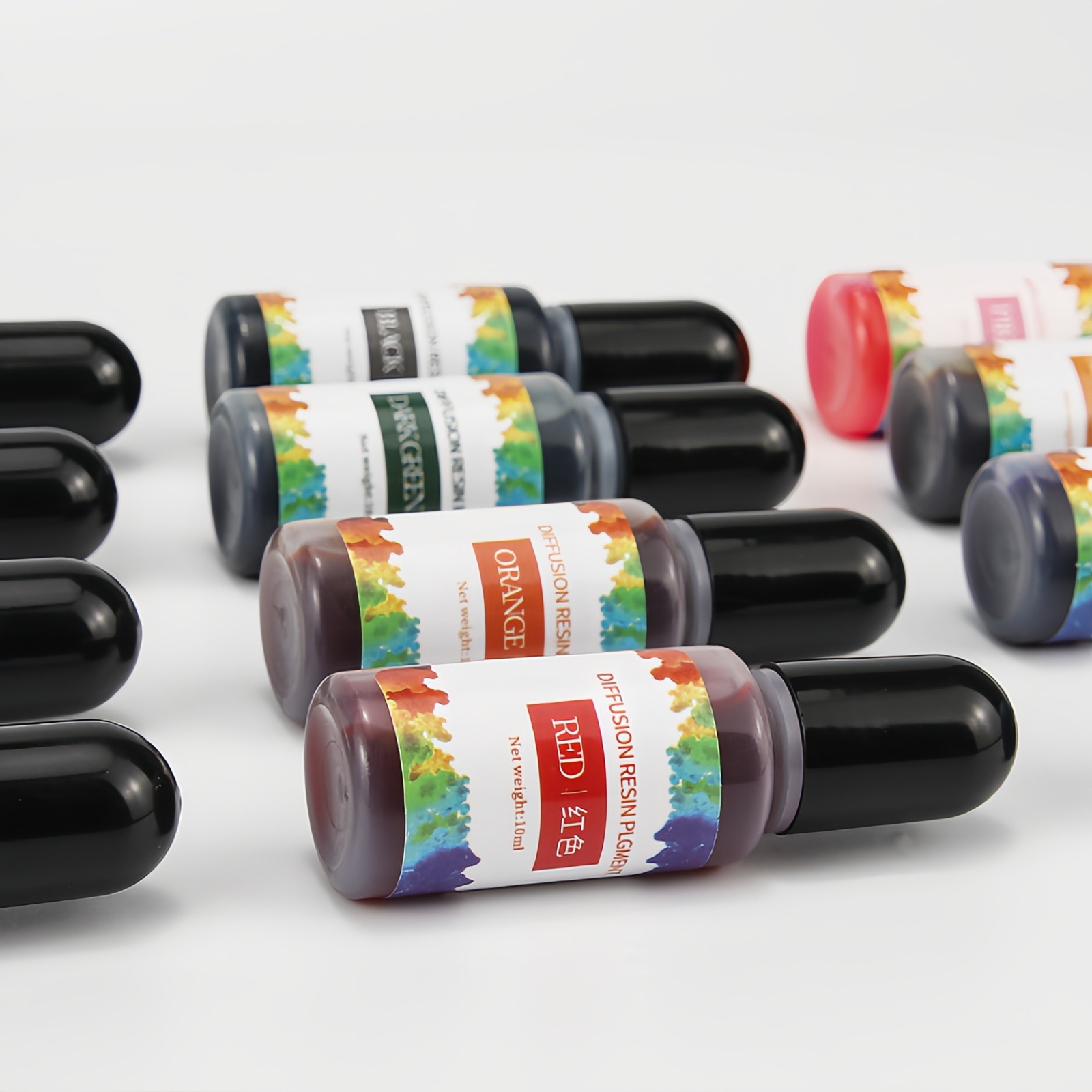 Cross border Amazon Drop Gel Halo Dyeing Essence Gradient Gemstone Settling Transparent Pigments Epo