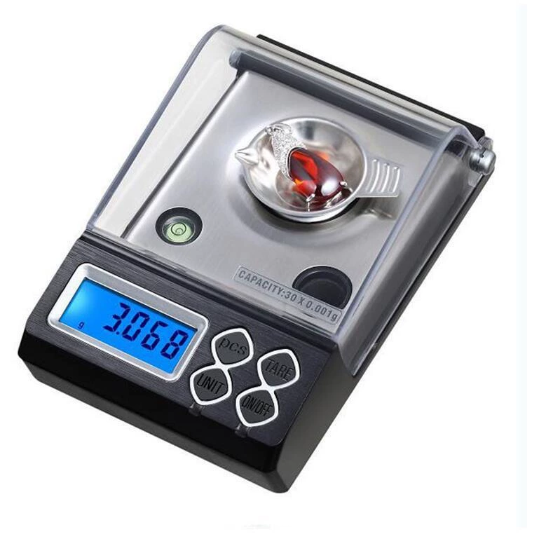Новые трансграничные электронные весы 0001 г, высокоточные весы в карате, золотые ювелирные весы, портативные весы в граммах