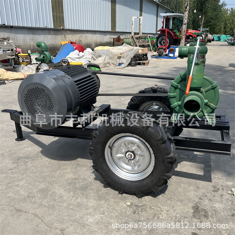 爬坡浇地高压泵 施肥过滤一体六寸双叶轮水泵喷灌神器高压抽水机