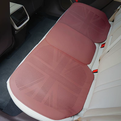 Factory Direct Sales Summer Car Seat – Universal seat cover - police-flag-flat-style-volcano-red-rear-row-universal-model