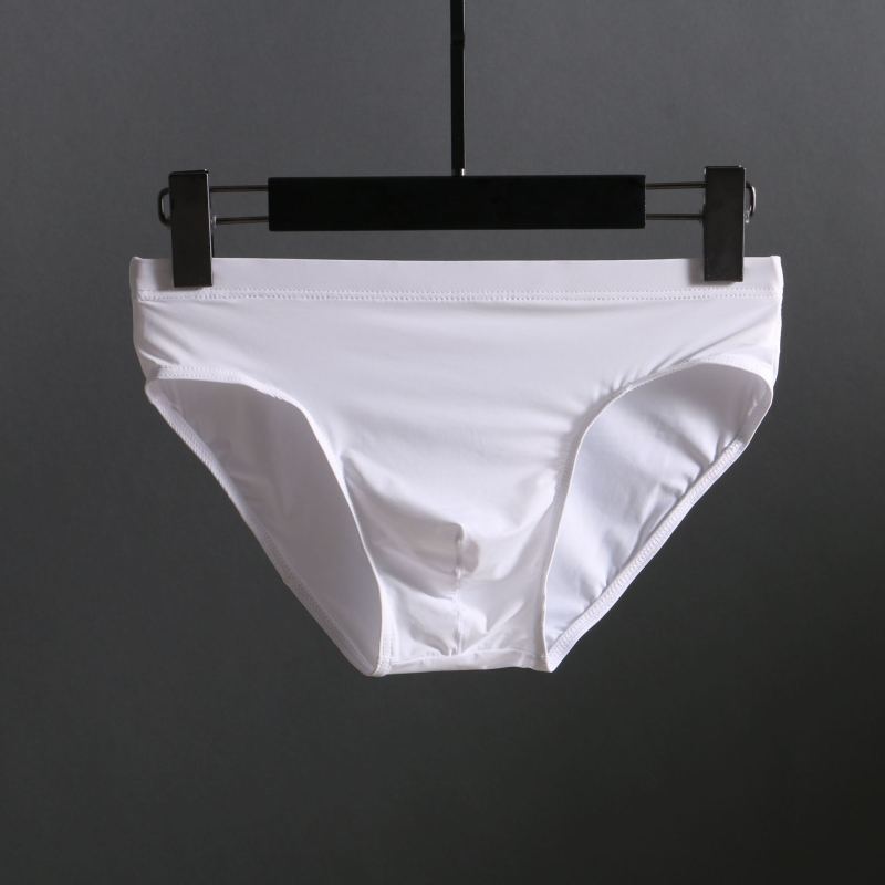 Men's Ice Silk Briefs Sexy Men's Triangle Translucent Sexy Japanese Style Men's Youth Fashion Quick-drying Men's Briefs Men's Ice Silk Briefs Sexy Men's Triangle Translucent Sexy Japanese Style Men's Youth Fashion Quick-drying Men's Briefs