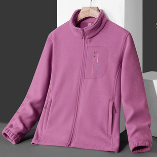 Autumn and Winter Fleece Jackets for Men and Women, Thickeneded Fleece Jackets, Loose Cardigan Liner, Outdoor Mountaineering Hiking Jackets