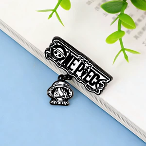 Straw Hat Luffy Pendant Enamel Badge Adventure Fantasy Animation Brooch Bag Accessories Personalized Pendant