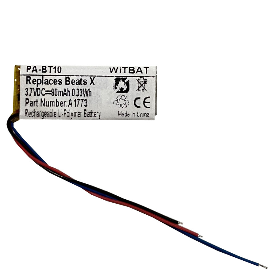 适用Beats X蓝牙耳机电池YU10448-16002 A1773