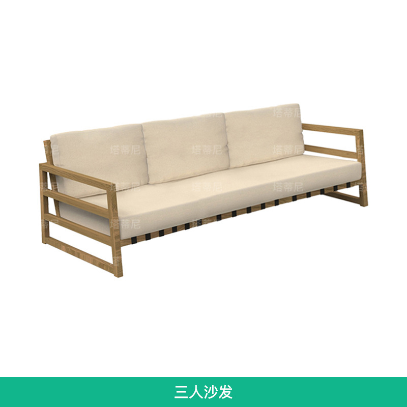 Sofá de aluminio para exteriores, muebles de ocio para balcón y patio, sala de estar en la terraza, conjunto de sillas mecedoras resistentes a la lluvia y al sol. image 13