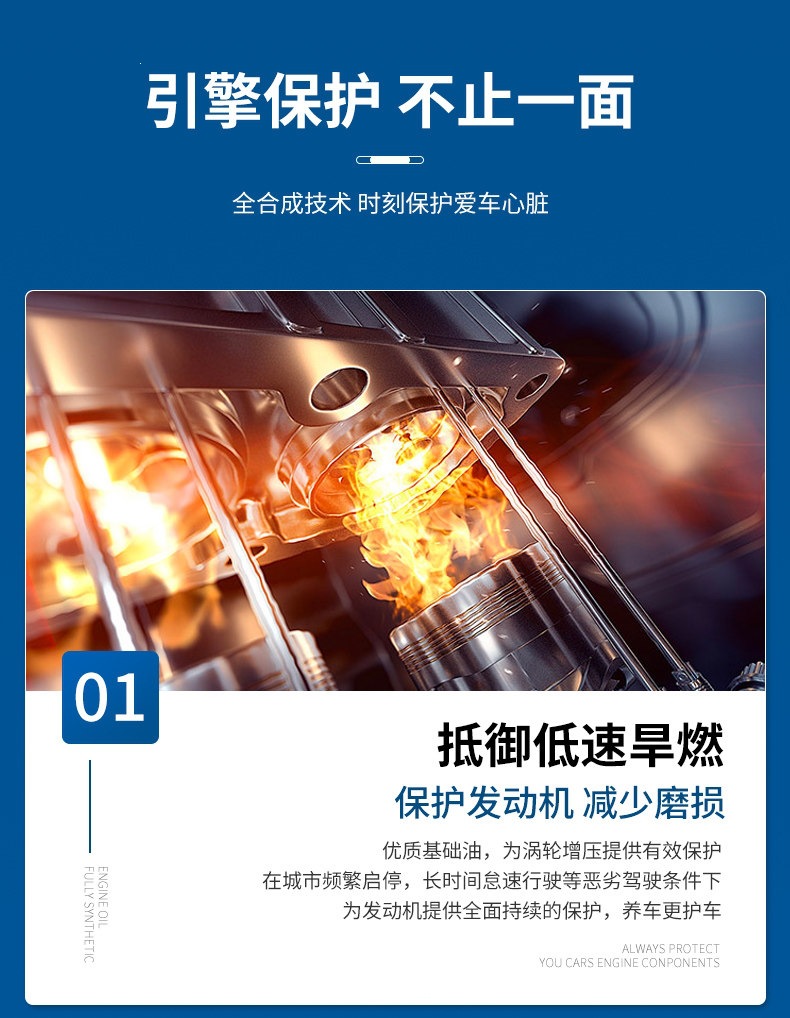 Suitable for genuine fully synthetic diesel engine oil, other 5W-40 agricultural vehicle and truck CF-4 diesel engines