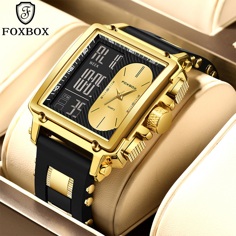 men's fashionable electronic waterproof sports trend watch for…
