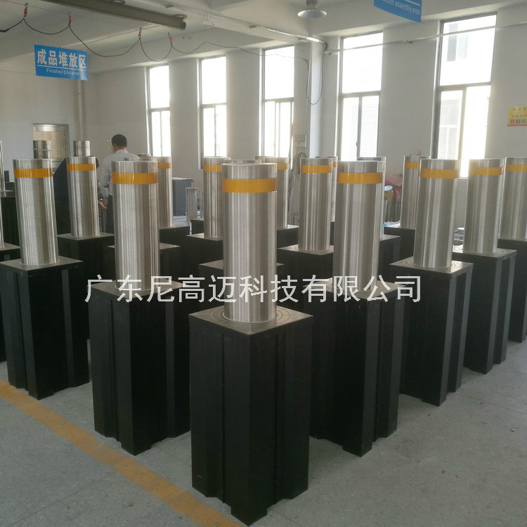 车站火车站地桩柱不锈钢 地埋路桩柱 电动液压式防撞柱 遥控地桩