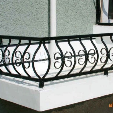 欧式铁艺高层空调防护栏  金属工艺建筑工程小区防护室外铁花栏杆