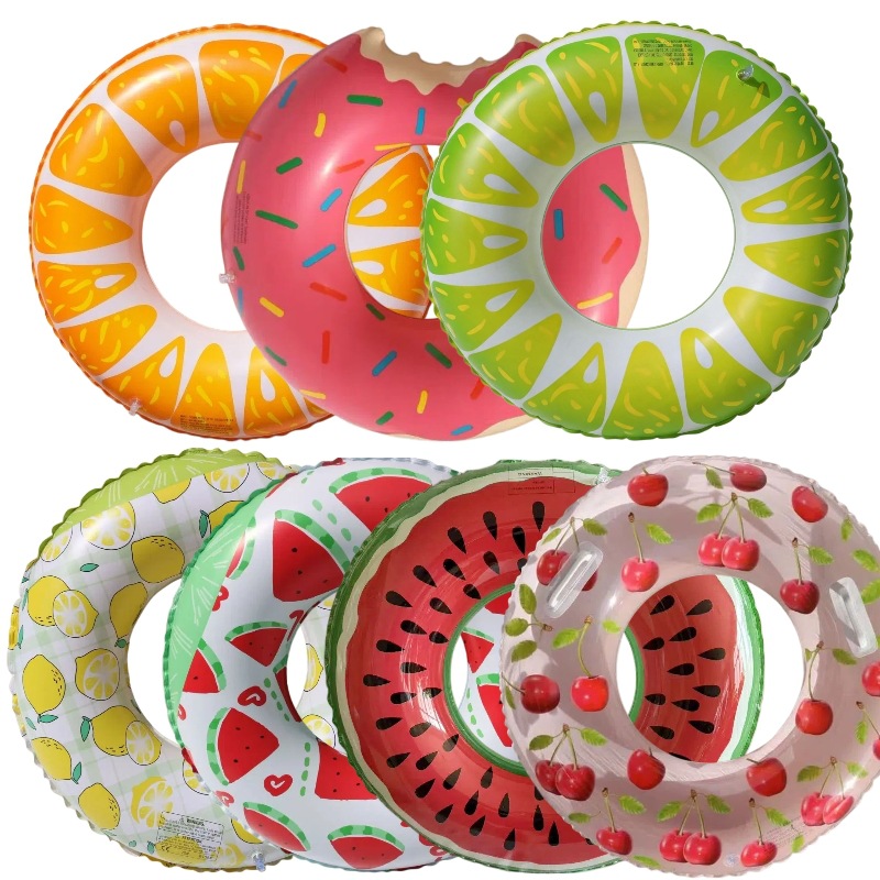 summer red swimming ring PVC