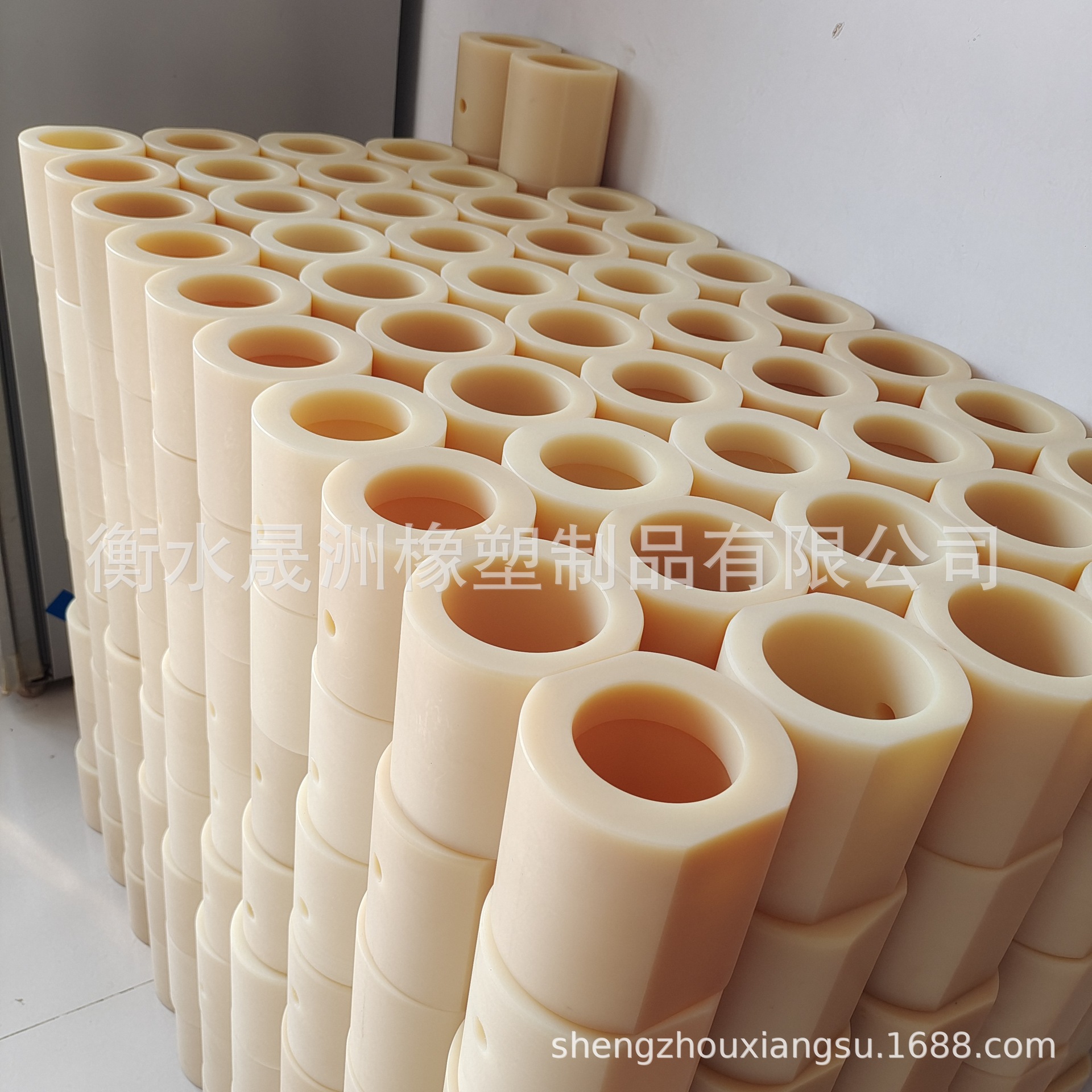 数控加工耐磨尼龙套 MC含油尼龙衬套非标尼龙塑料配件 尺寸精度高