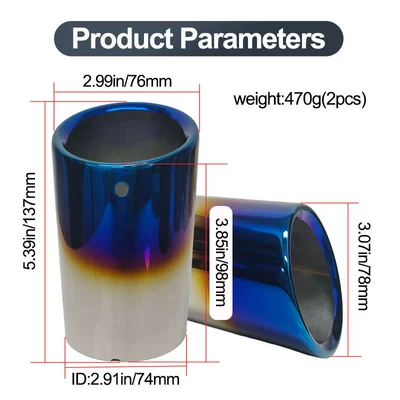 stainless steel muffler tail | Exhaust pipe