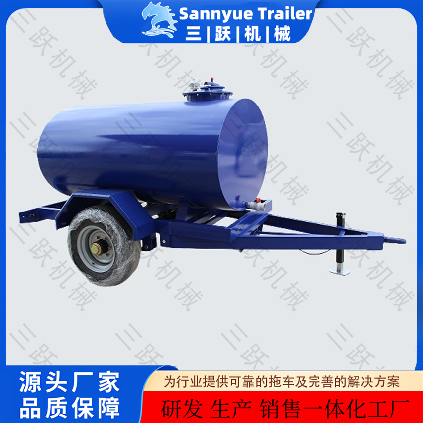 水罐拖车-水罐拖车厂家直销 三跃水罐拖车尺寸