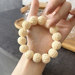 Ivory Fruit Diamond Single Circle Bracelet Wenwan Fashion Jewelry Buddha Beads Bracelet S324